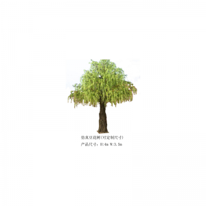 Babvirág és almafa szimulációja(testreszabható)